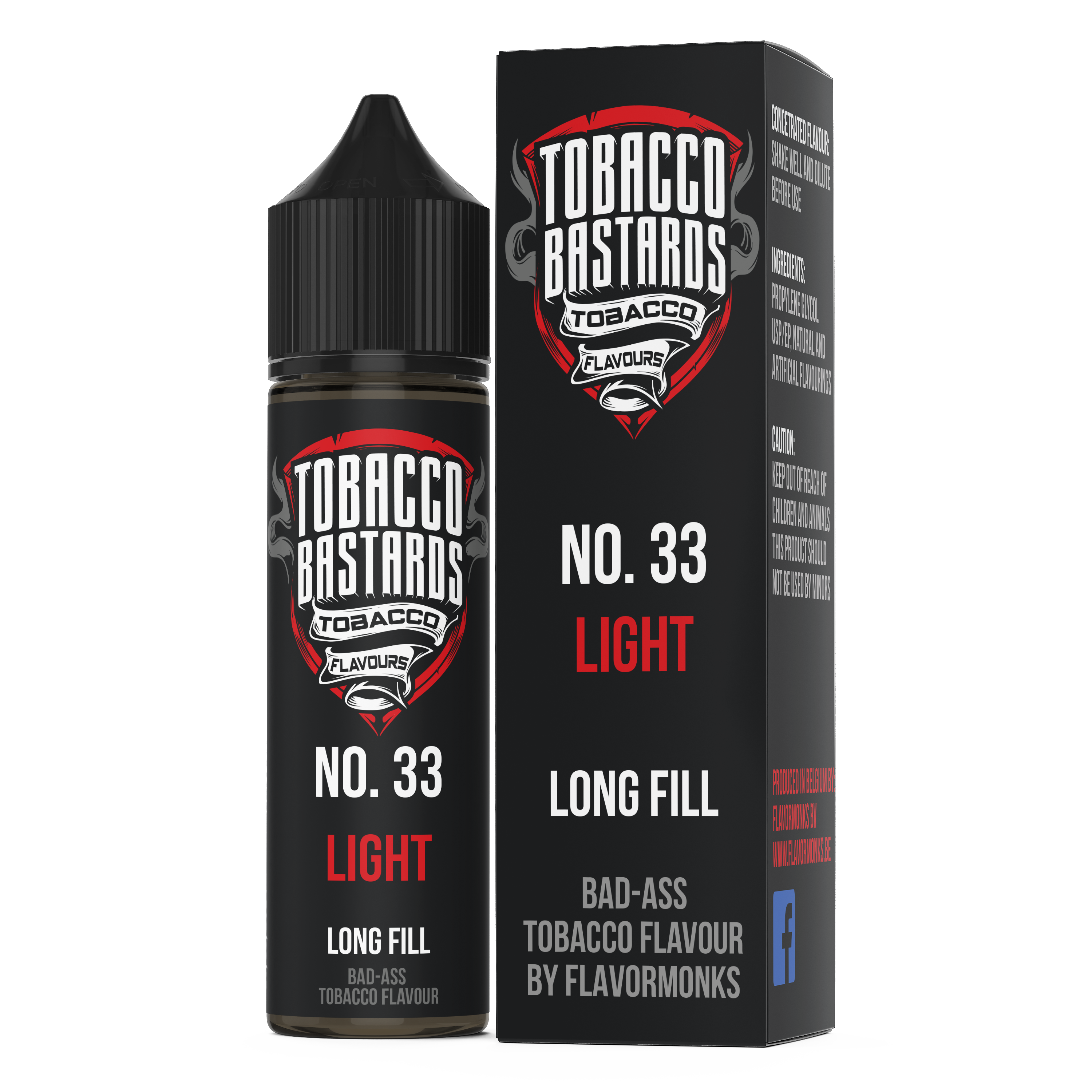 Tabak aroma No. 33 Light Tobacco Long Fill - Flavormonks