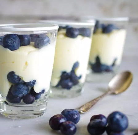 Blueberry Vanilla Pudding