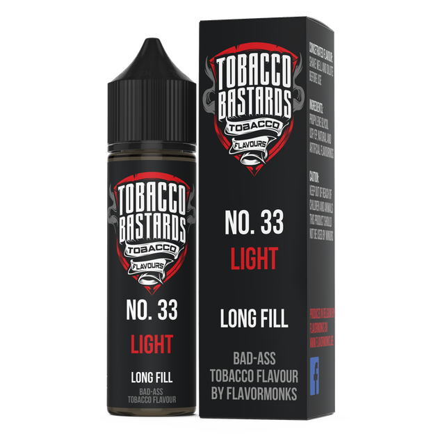 Tabak aroma No. 33 Light Tobacco Long Fill - Flavormonks